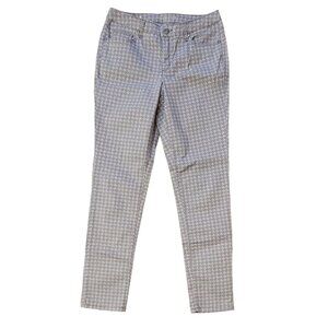 Ruff Hewn Gray Womens Size 10 Pants Geometric Pattern Skinny Leg